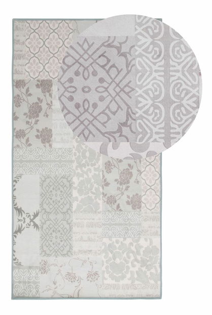 Koberec 150 cm Barrow (svetlosivá)