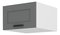 Dulap superior de bucătărie Lucid WH 60 NAGU 36 1 F (dustgrey + alb)