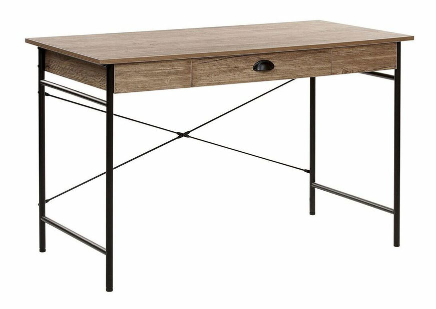 Písací stôl COSTO (120 x 60 cm) (MDF) (tmavé drevo)