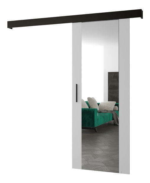 Klizna vrata 80 cm Slavdro 2 (bijela mat + crna mat)