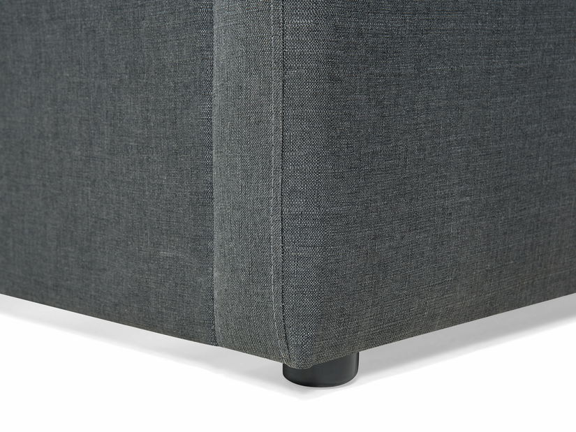 Manželská posteľ 180 cm ROME (s roštom a úl. priestorom) (sivá) *výpredaj