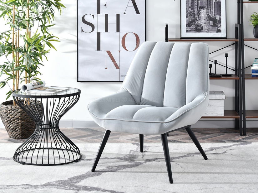 Fotoliu Zolta (gri + negru)