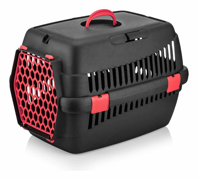 Prepravka pre zvieratá Data (červená + čierna)