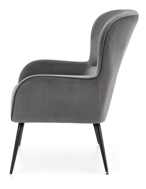 Fotel Varon (szürke + fekete)