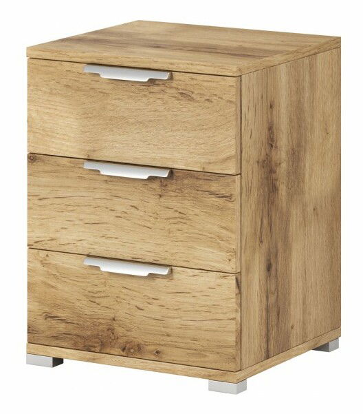 Noptieră Nanci 3S (stejar wotan)