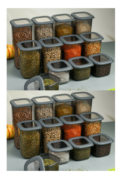 Set recipiente alimente (24 buc.) Boxy 24 (antracit)