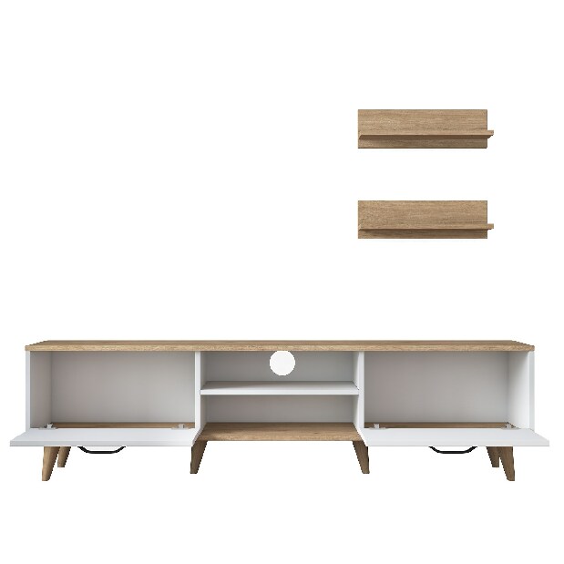 Mobilier living Martha 1043 (Alb + Nuc)