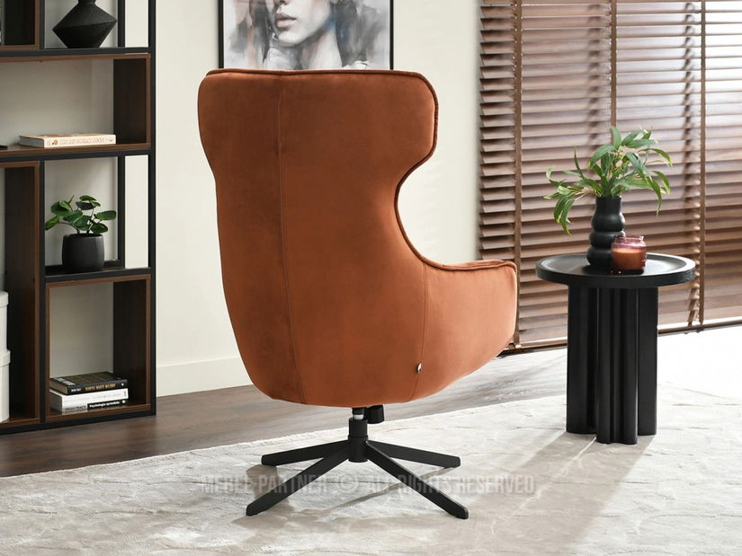 Relaxačné kreslo Orbitek (čierna)