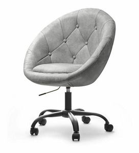 Kreslo Lush 4 (sivá + čierna)