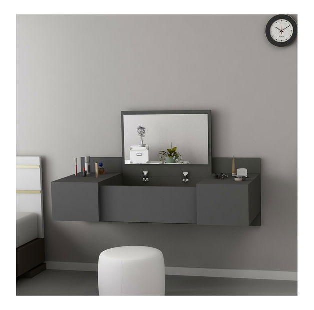 Toaletni stolić Zain (antracit)