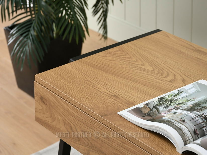 PC asztal Norway (tölgy + fekete)