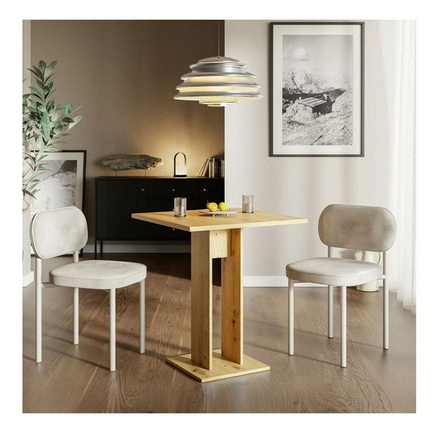 Masă de sufragerie Evoreta (Stejar wotan) (pentru 2 persoane)