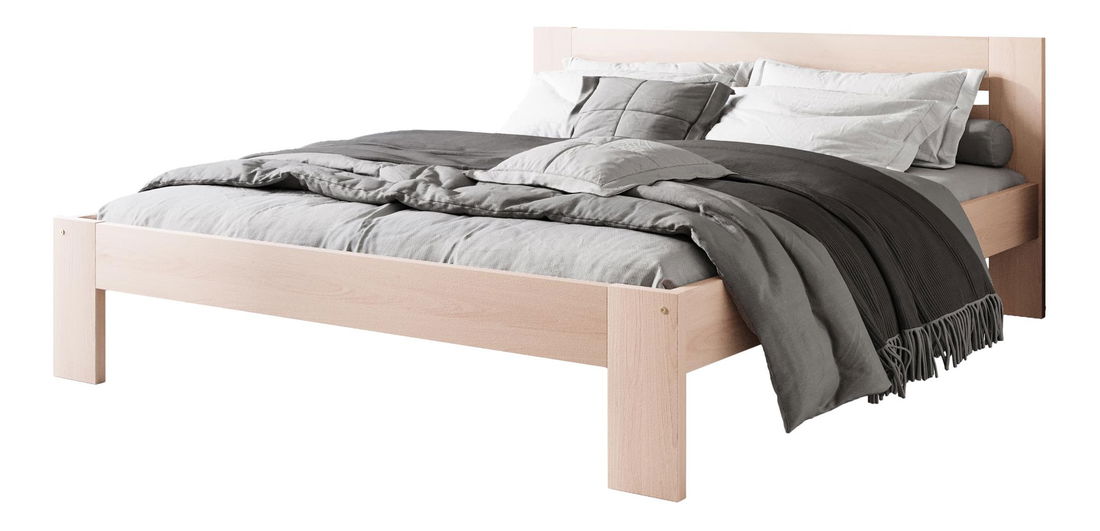 Manželská posteľ 160 cm Matilly 160 (bez matraca) (prírodná)
