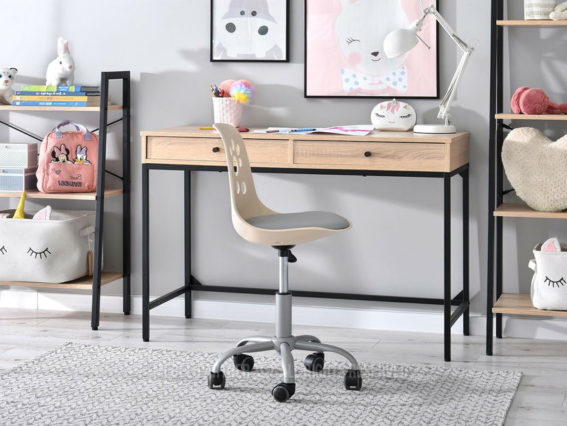 Detská stolička Footy (ružovošedá + sivá)