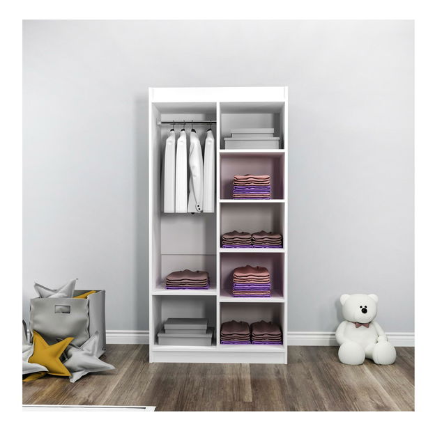 Šatníková skriňa Accer (biela)