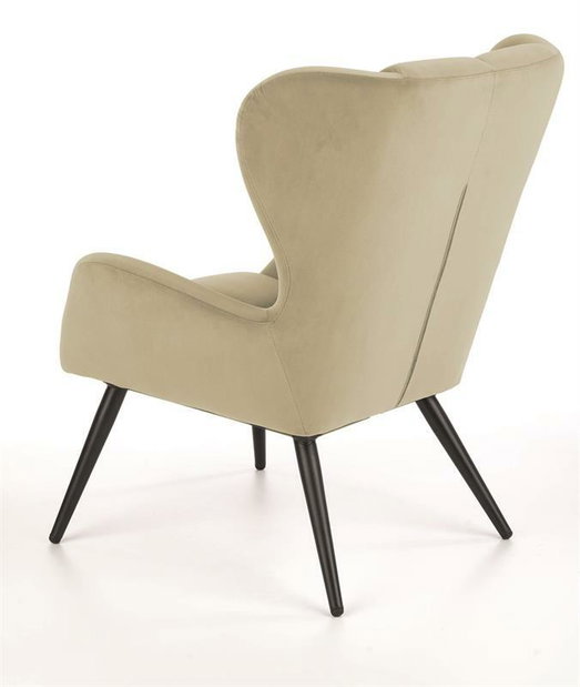 Fotoliu de design Tawanna (bej)