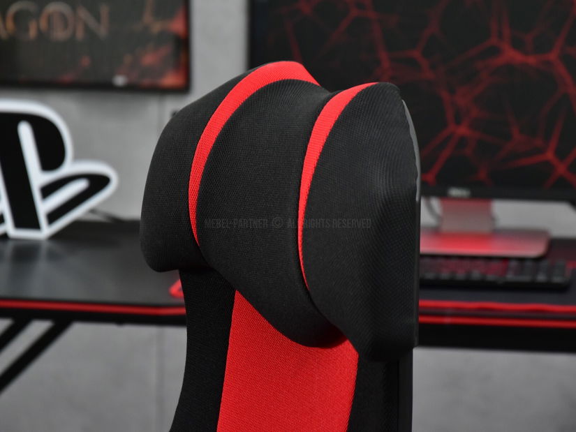 Fotelja Icco (crvena + crna)