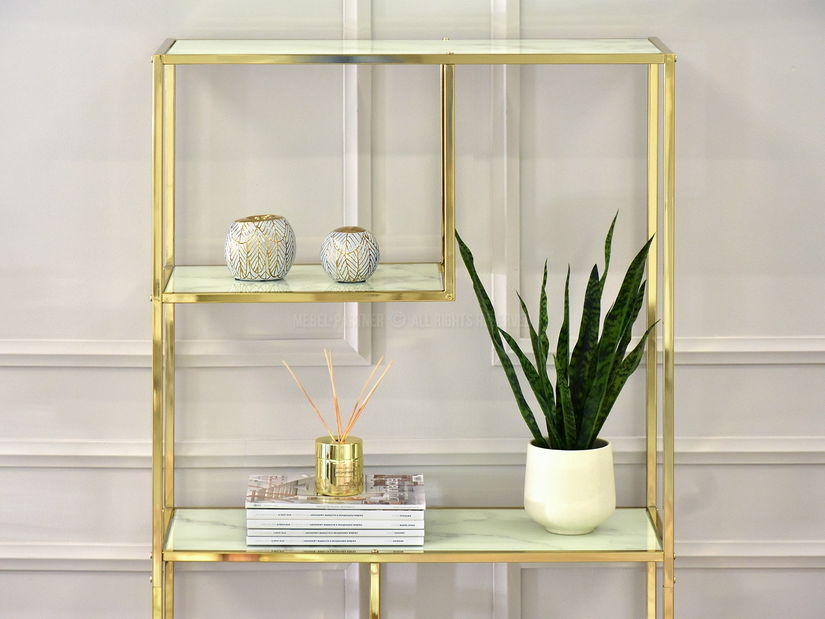 Raft Crips (marmură albă + auriu)