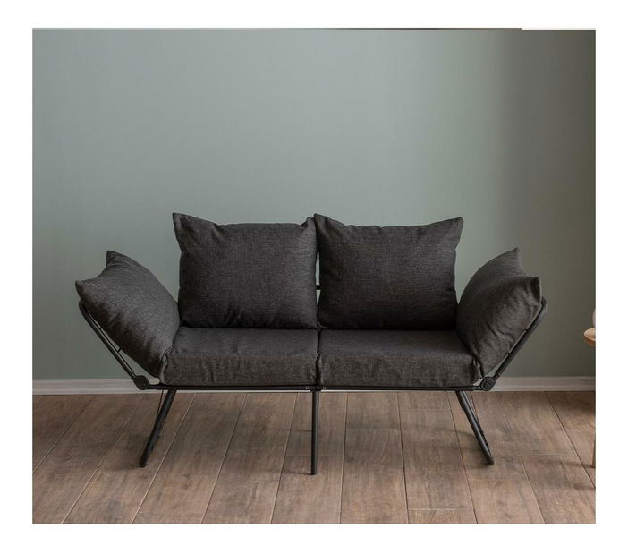Canapea două locuri Verve 2 (Gri închis)