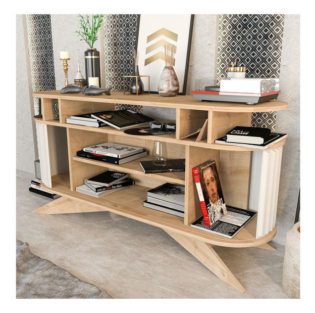 Dulap Stark (Stejar + Alb) 