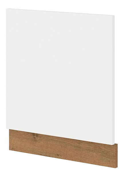 Vrata za ugrađenu perilicu posuđa Virion ZM 570 x 596 (hrast lancelot + bijela )