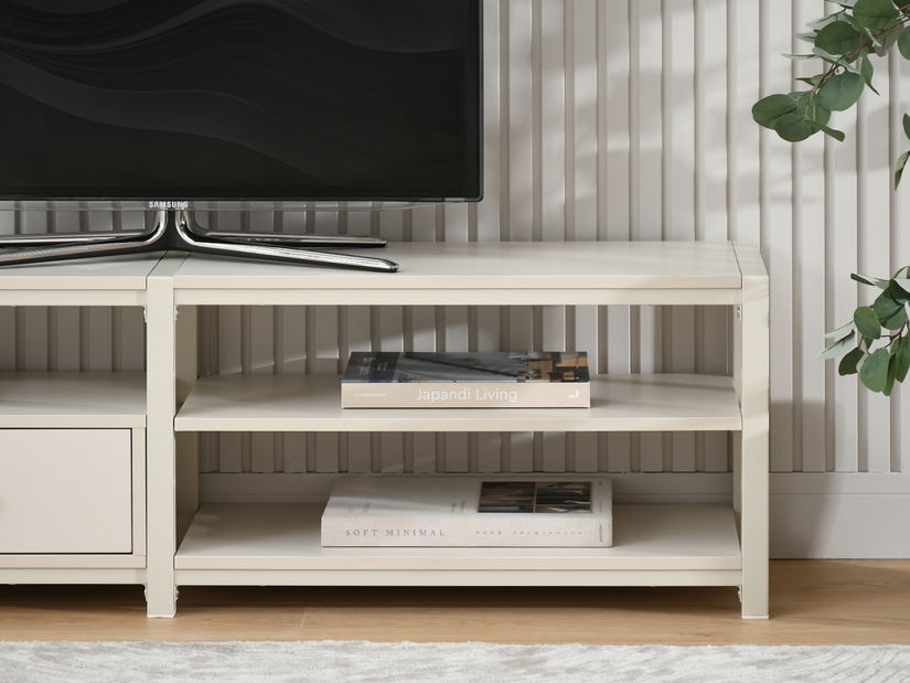 TV stolík/skrinka Empantana (krémová)