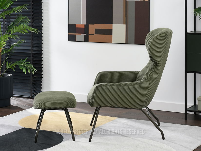 Fotel Condor (zöld + grafit)