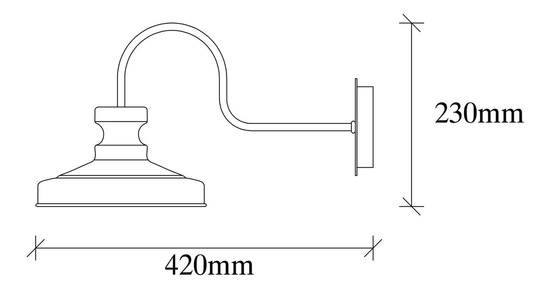 Zidna svjetiljka Berca 182