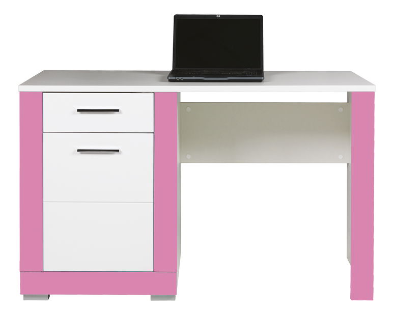 PC stolík Twin TW 12 (fuchsie + biela matná)
