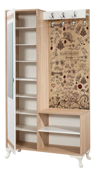 Mobilier hol Ivonne 731 (Stejar sonoma)