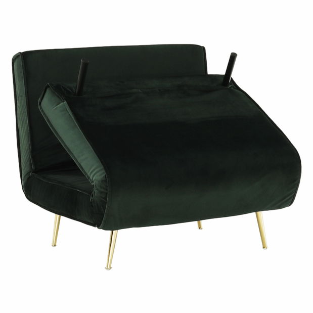 Szétnyitható fotel Milla (zöld)