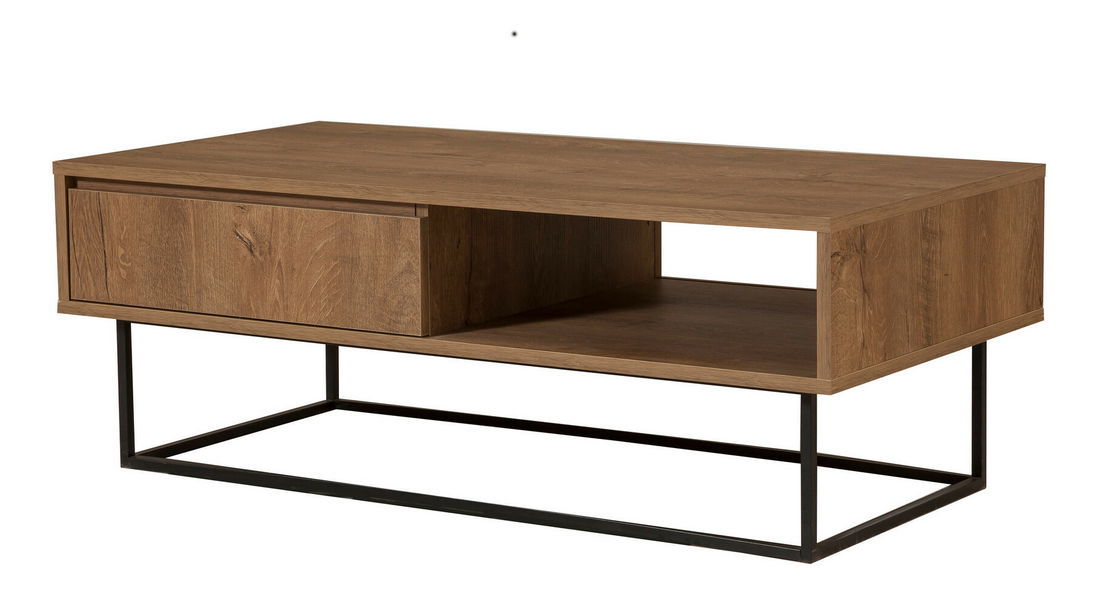 Konferenčný stolík Damien (orech + čierna)