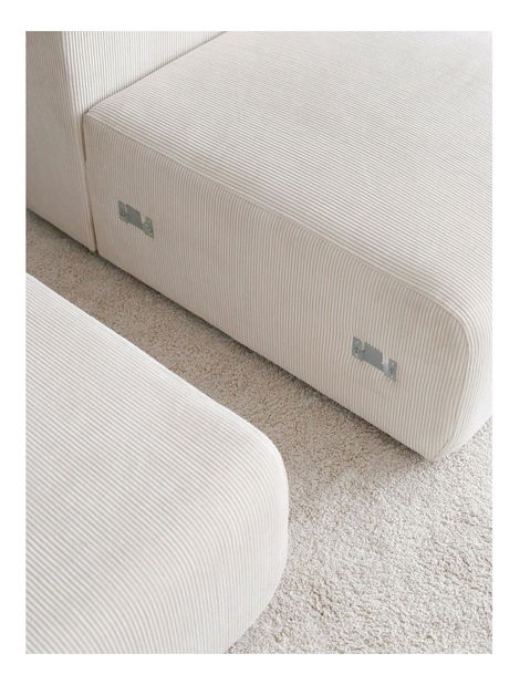 Sarok ülőgarnitúra Yorky (fehér)