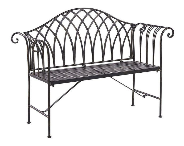 Bancă de grădină Milza (negru)