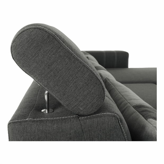 Kutna garnitura Charrel (tamnosiva + svjetlosiva) (L) 