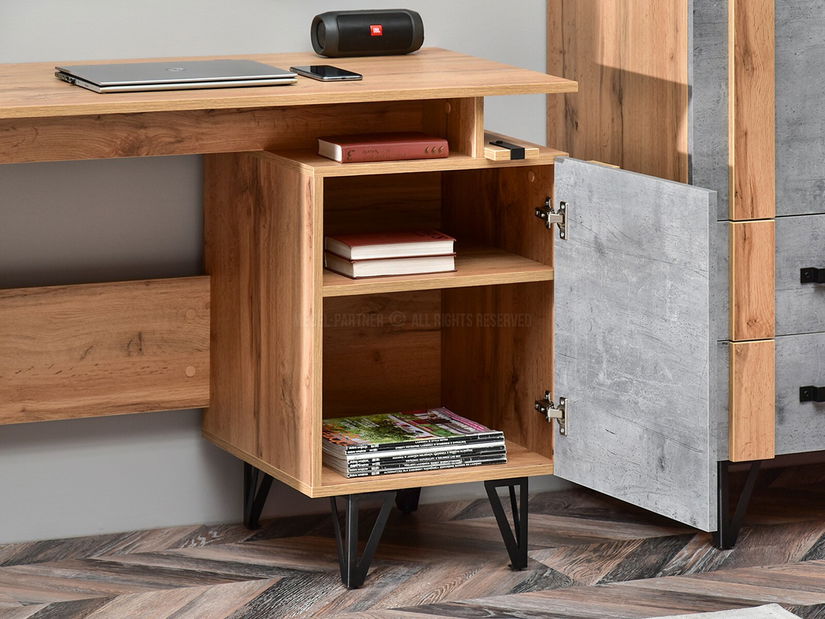 Set za dnevni boravak Subrayado 01 (hrast + crna)