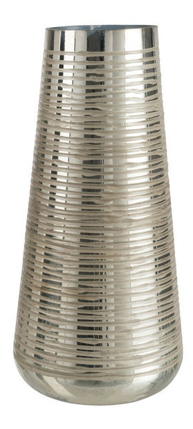 Dekoračná váza Jolipa Innocent Blush (19x19x45cm) (Strieborná)