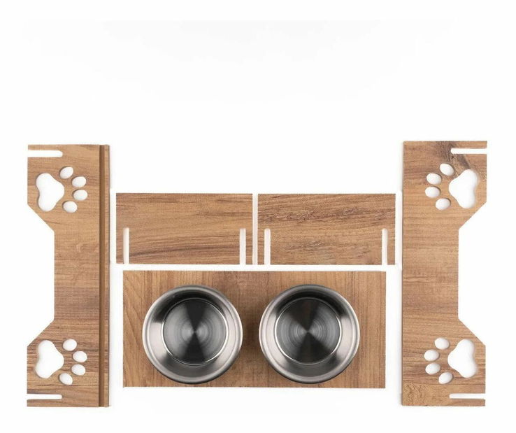 Súprava misiek pre domáce zviera Apia 12 (prírodná)