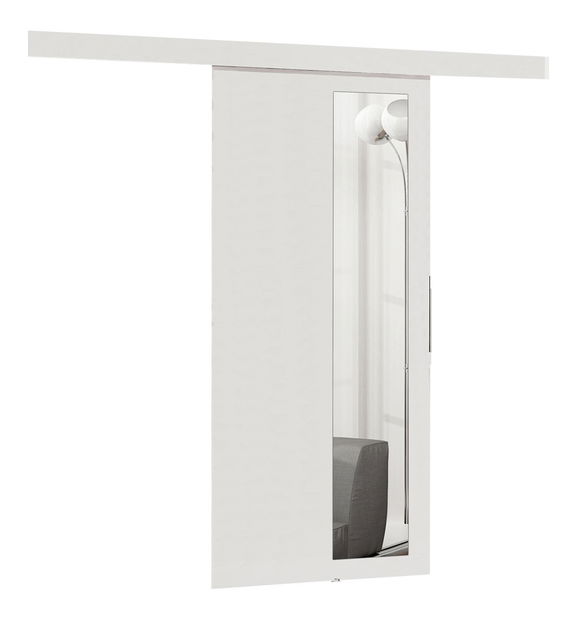 Klizna vrata Meralia 8 (hrast sonoma + ogledalo)