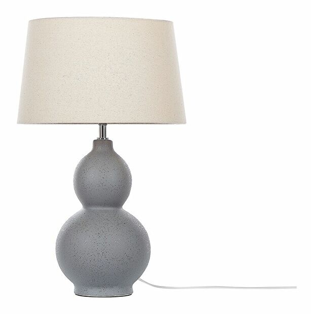 Stolná lampa Yaletha (sivá) 