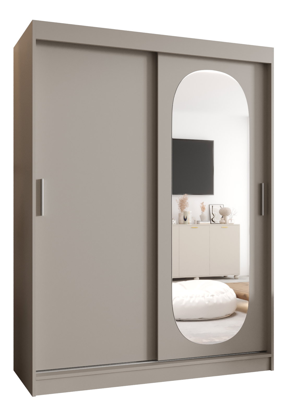 Šatníková skriňa 150 cm Ronny (kašmír)