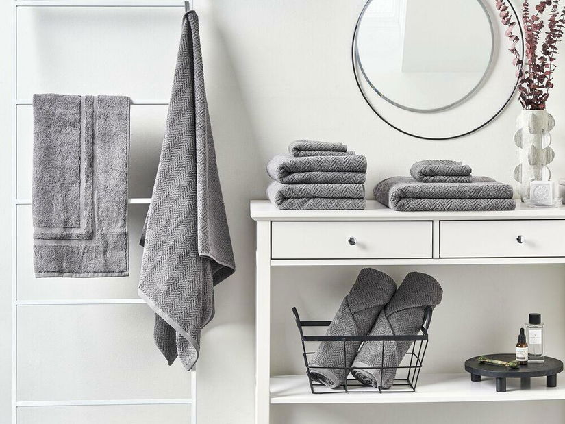 Set 9 buc prosoape Mitia (gri)