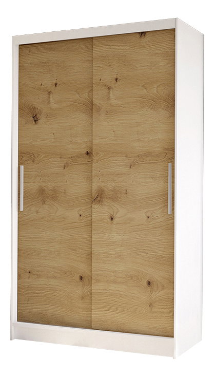 Ruhásszekrény Coletta I (fehér + artisan tölgy)