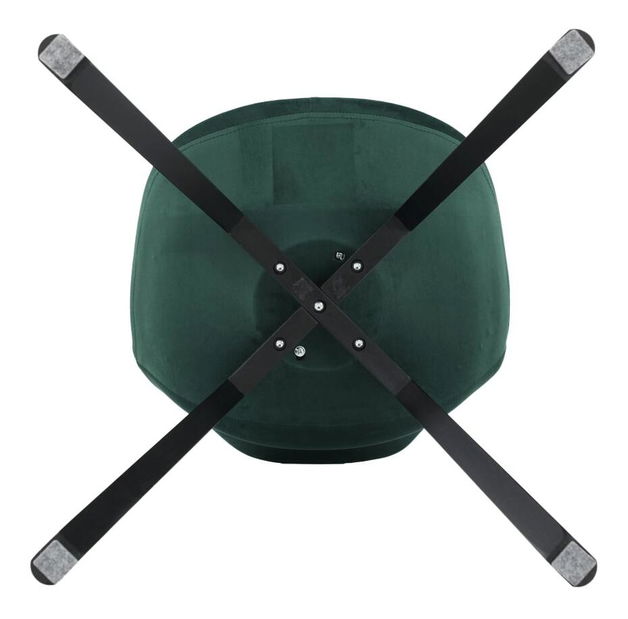 Set 2 buc. scaune de sufragerie Blanche (emerald + negru) *vânzare stoc