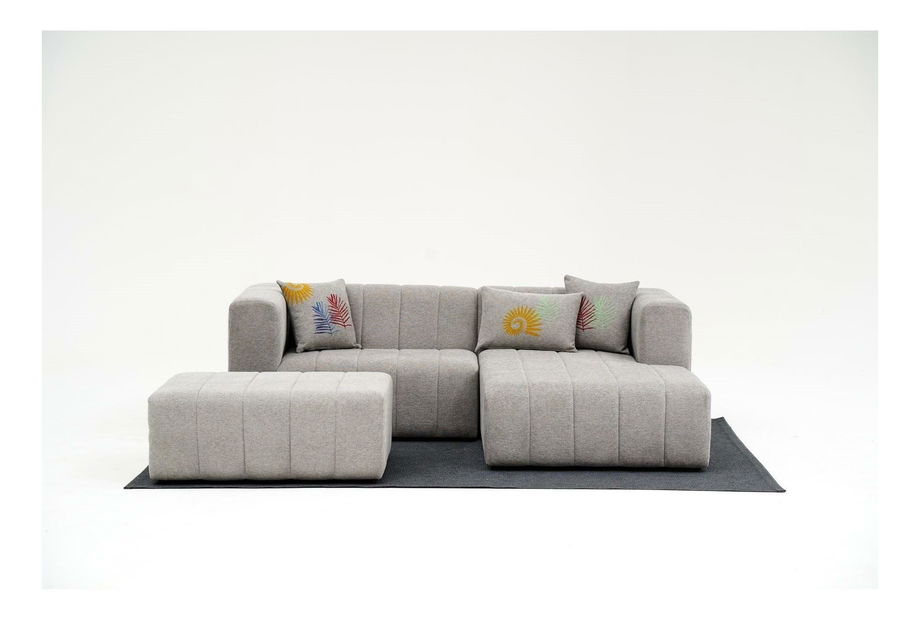 Sarokkanapé Beyzometta (J) (világosszürke)