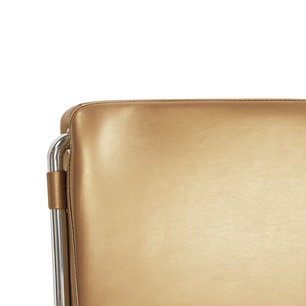 Franciaágy 140 cm PARNAS (ágyráccsal) (arany)