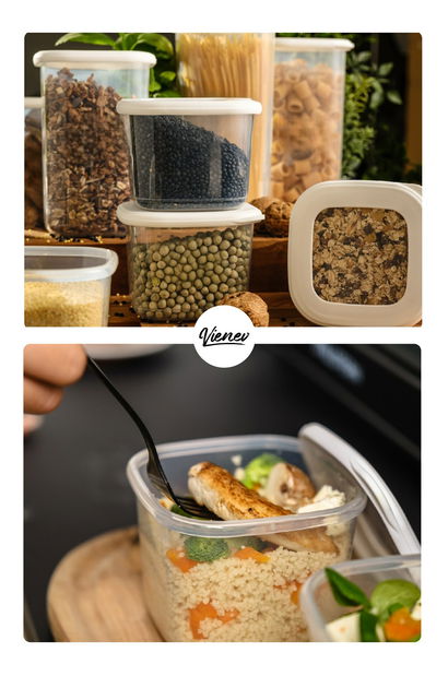 Tárolódoboz szett (15 db.) Boxy 15 (fehér)