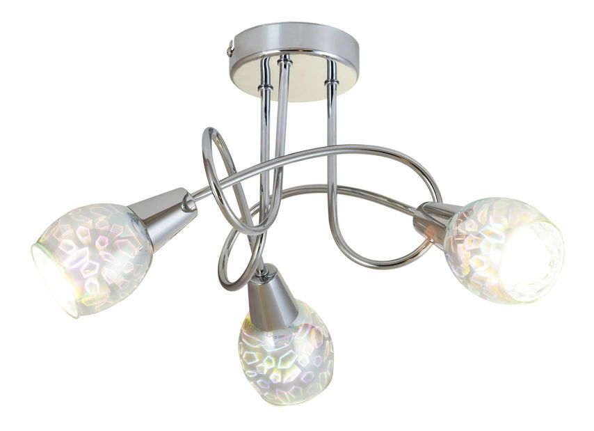 Bodové svietidlo Porto 6009 (chrómová + 3D efekt)