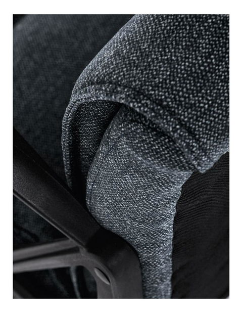 Irodai fotel Kuerten (fekete)