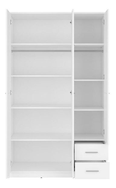 Ruhásszekrény Nepo Plus 36 (fehér) 